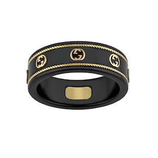 Gucci Icon 18ct Yellow Gold Interlocking G Ring
