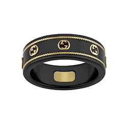 37341026 - Icon 18ct Yellow Gold Interlocking G Ring