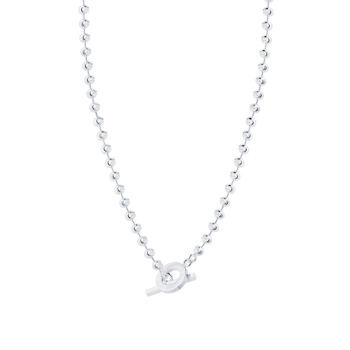 Gucci Boule Chain Silver Necklace