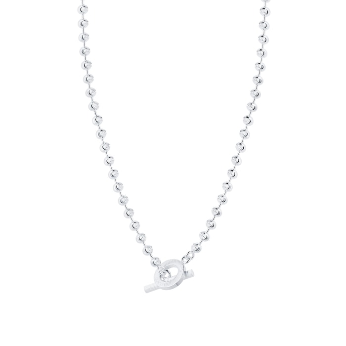 Gucci Sterling Silver Boule Chain Necklace