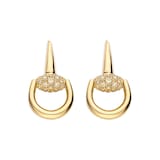 Gucci Horsebit Diamond Earrings