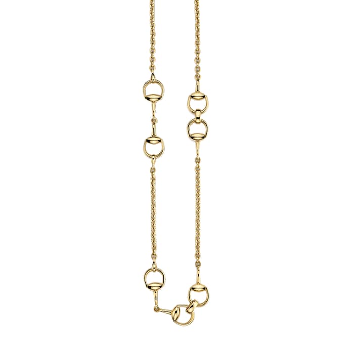 Gucci Horsebit Gold Necklace