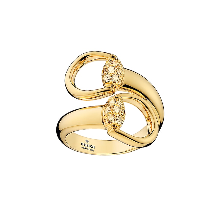 Gucci Horsebit Diamond Ring - Ring Size 6.25