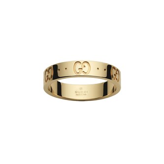 Gucci Gucci Icon 18K Yellow Gold Ring - Size 6.75