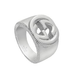 37341204 - Interlocking Sterling Silver Ring