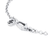 Gucci Sterling Silver GG Marmont Key Bracelet 6.5"