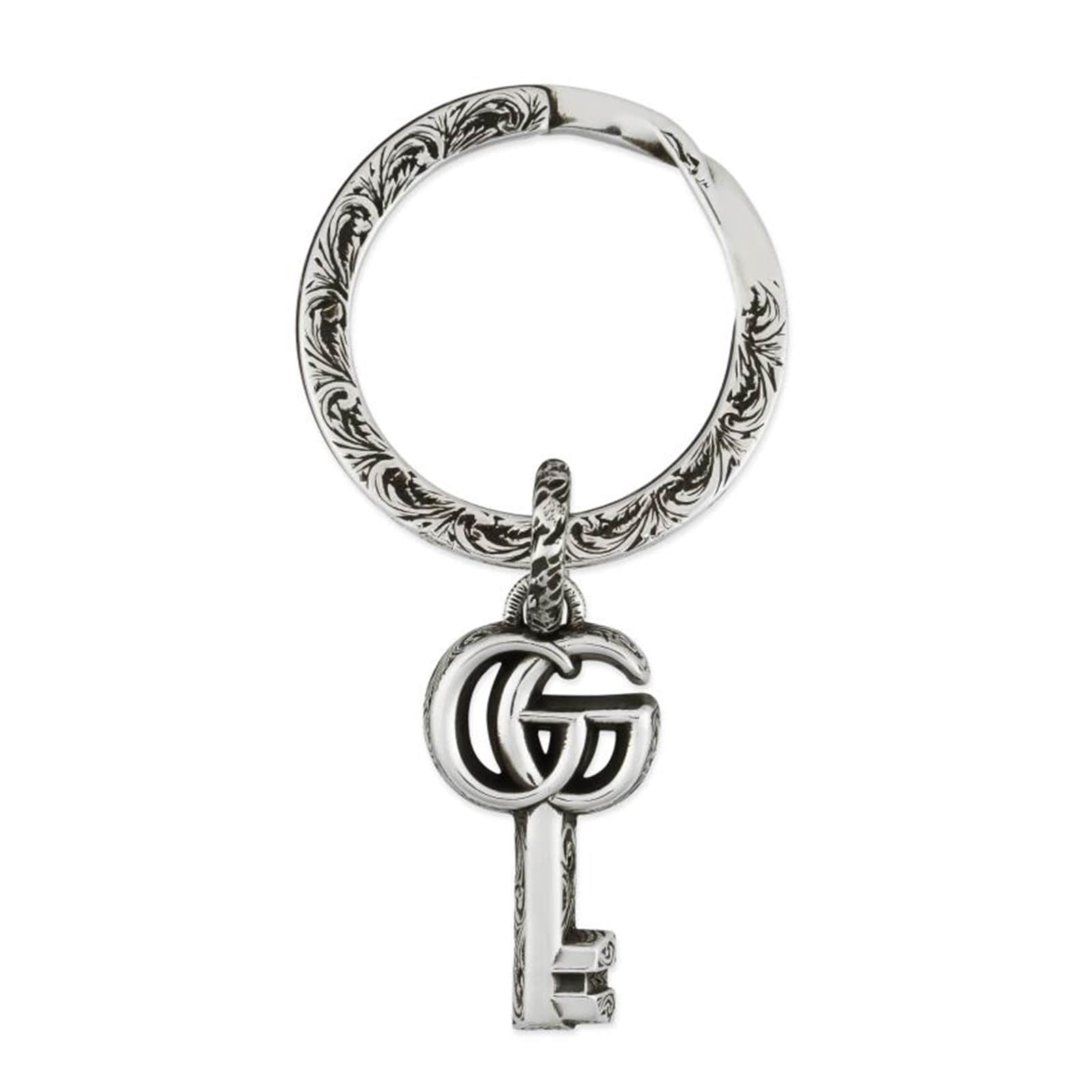 Silver GG Marmont Key Keyring