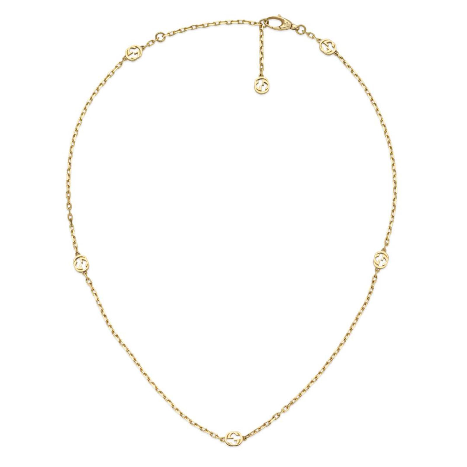 Gucci Gucci Interlocking 18ct Yellow Gold Necklace