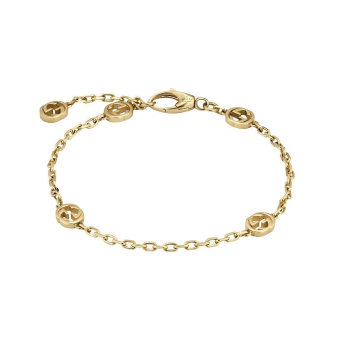 Gucci Gucci Interlocking 18k Yellow Gold Bracelet