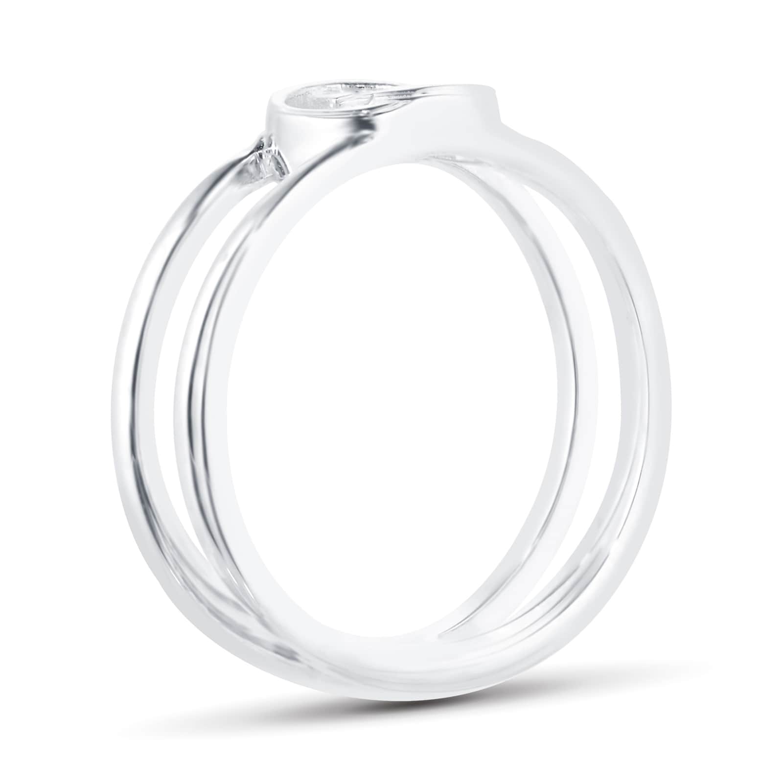 Gucci Gucci Interlocking Sterling Silver 6mm Ring