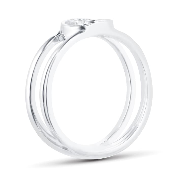 Gucci Silver Interlocking G 6mm Ring