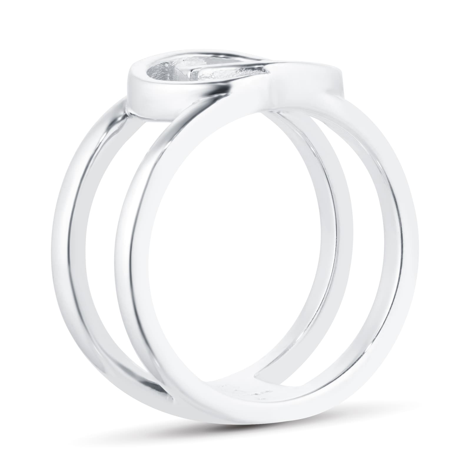 Gucci Gucci Interlocking Sterling Silver 9mm Ring