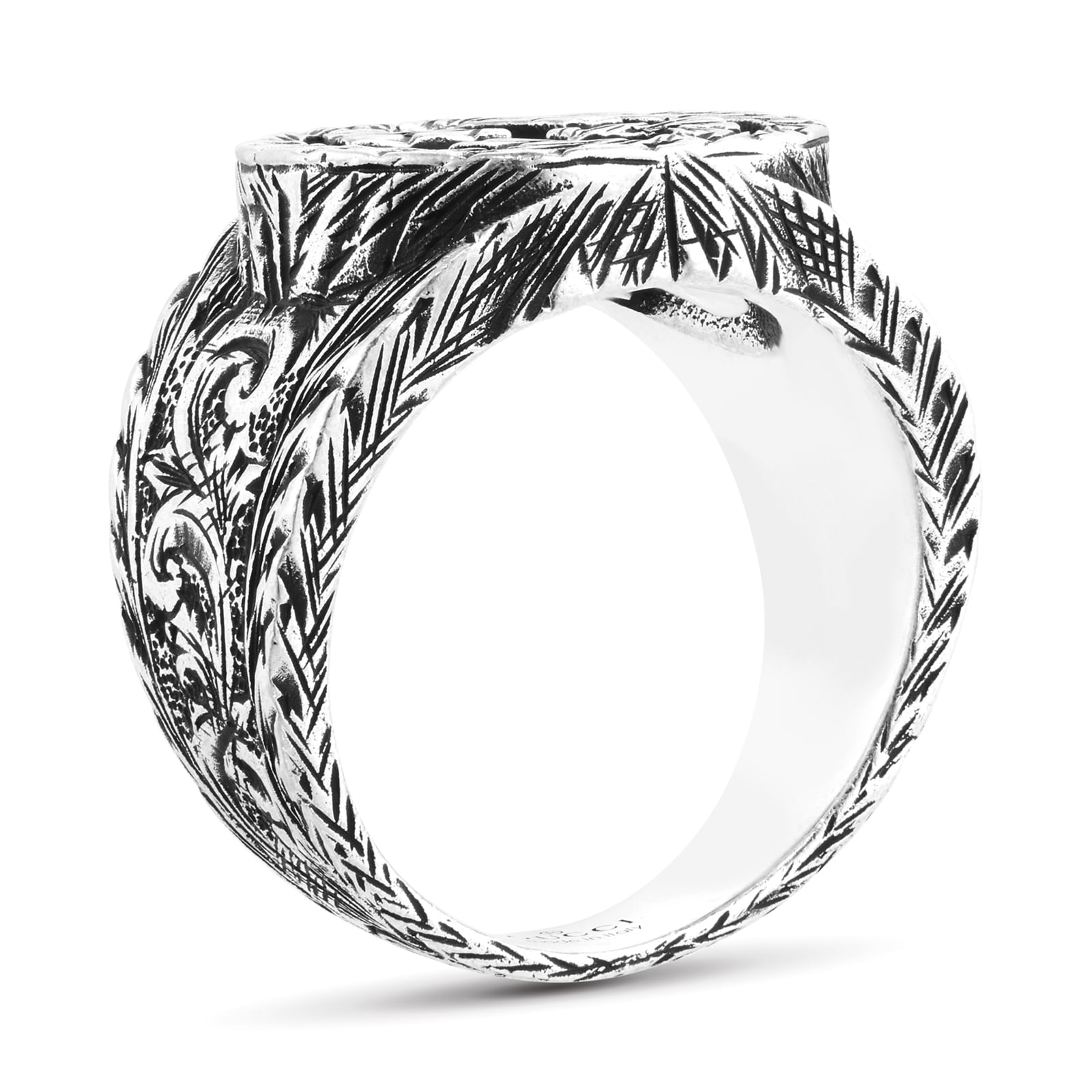 Gucci Gucci Interlocking Sterling Silver Paisley Ring Gucci Gucci Interlocking Sterling Silver Paisley Ring