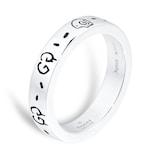 Gucci Silver Ghost 4mm Ring