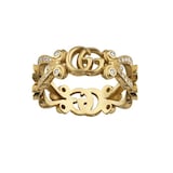 Gucci Gucci 18ct Yellow Gold Diamond Flora Ring
