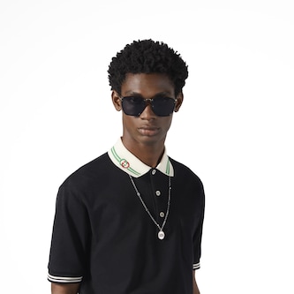 Gucci Sterling Silver GG Marmont Pendant 27.5"