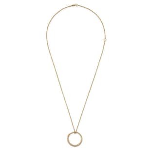 Gucci Ouroboros 18ct Yellow Gold 1.58ct Diamond Pendant