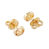 Gucci 18ct Yellow Gold Interlocking G 5mm Stud Earrings