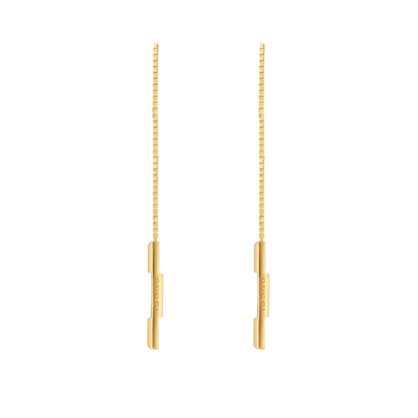 Gucci 18ct Yellow Gold Gucci Link to Love Long Pendant Earrings