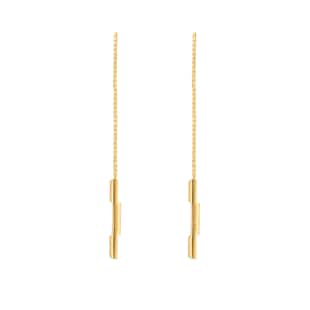 Gucci 18ct Yellow Gold Gucci Link to Love Long Pendant Earrings