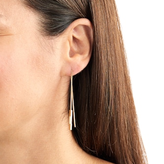 Gucci 18K Yellow Gold Gucci Link to Love Long Pendant Earrings