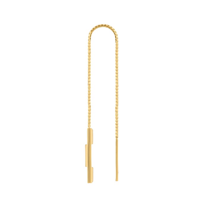 Gucci 18ct Yellow Gold Gucci Link to Love Long Pendant Earrings