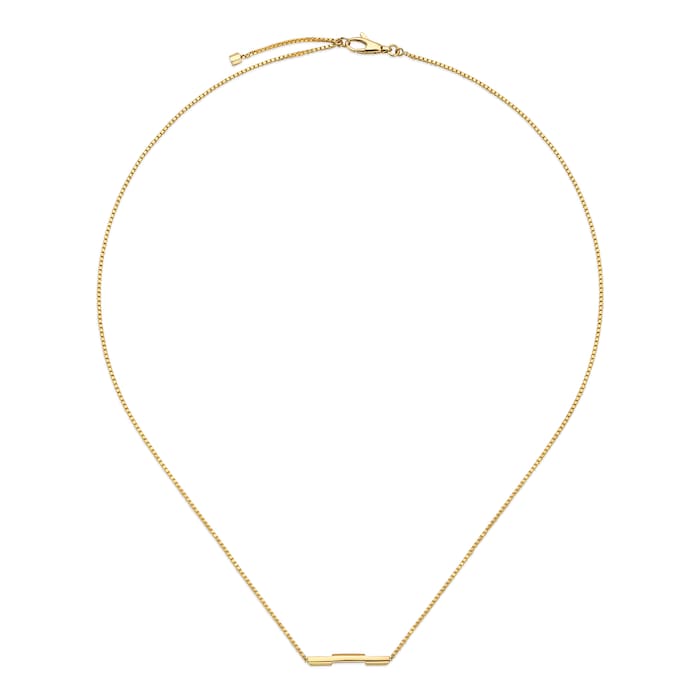 Gucci 18ct Yellow Gold Gucci Link to Love Necklace 16.5-17.7"