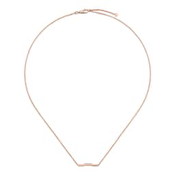 37341319 - 18ct Rose Gold Gucci Link to Love Necklace