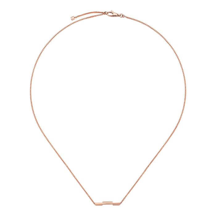 Gucci 18ct Rose Gold Gucci Link to Love Necklace