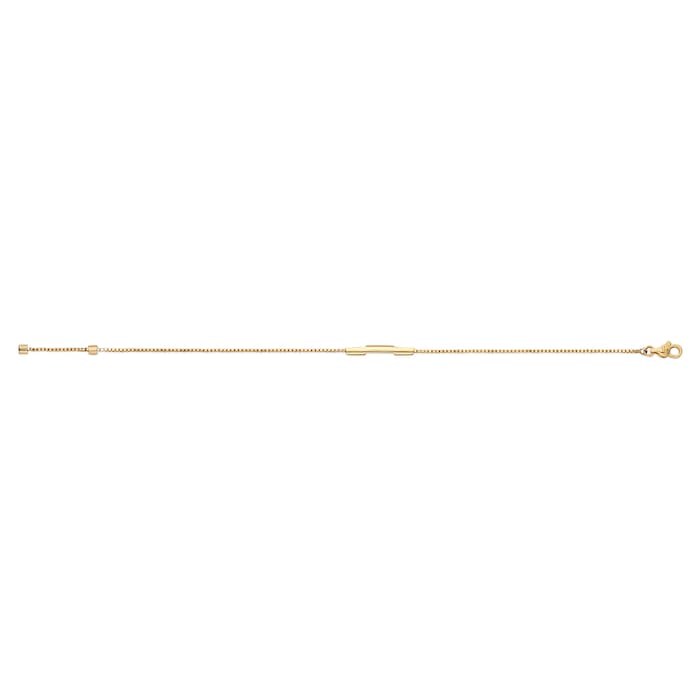 Gucci 18ct Yellow Gold Gucci Link to Love Bracelet YBA662106001016 ...