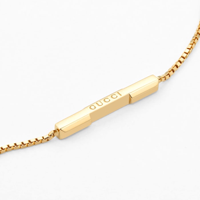 Gucci 18ct Yellow Gold Gucci Link to Love Bracelet