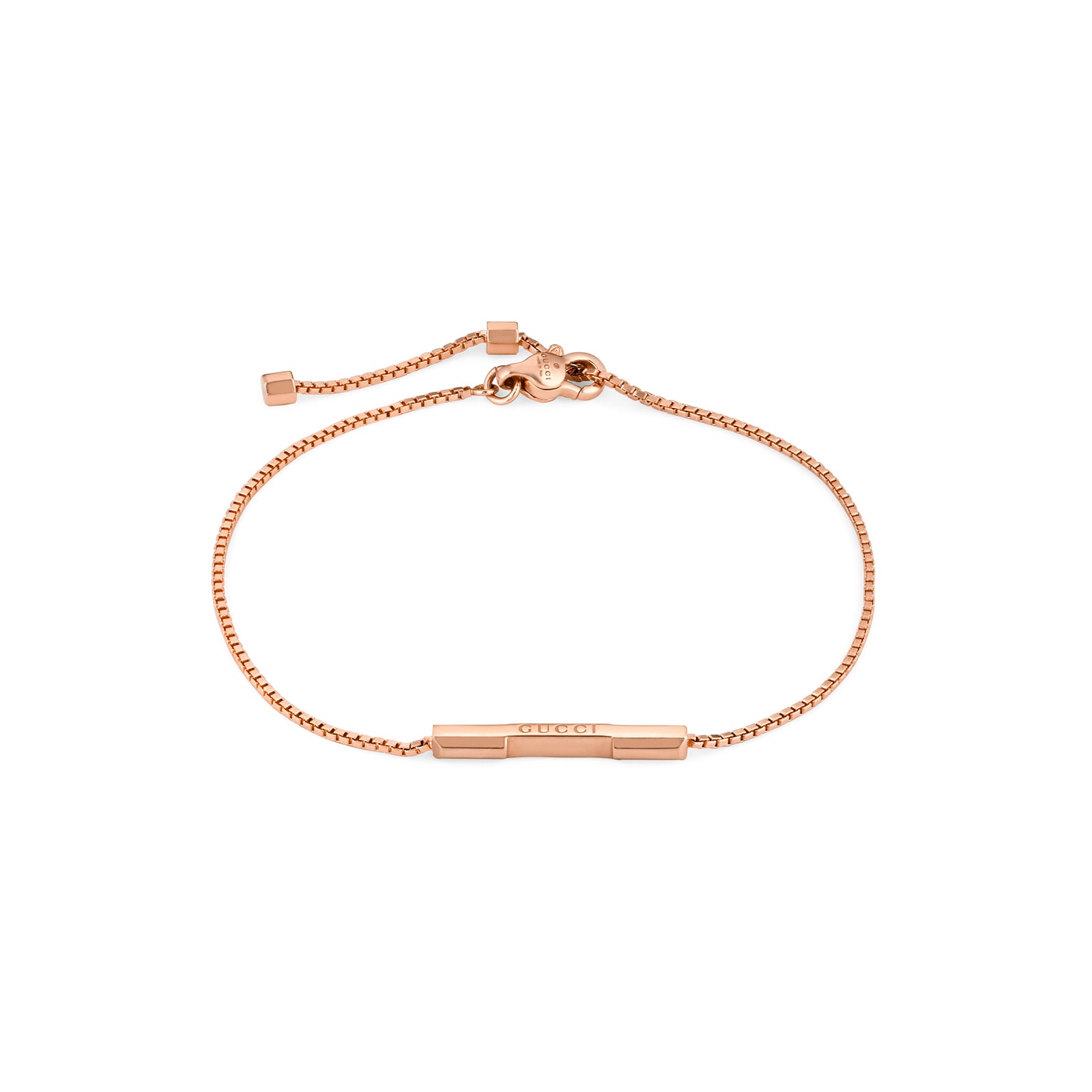 Rose Gold Gold Stainless Steel Gucci Bracelet for Man