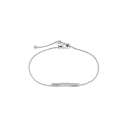 37341326 - 18ct White Gold 0.14cttw Diamond Gucci Link to Love Bracelet