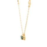 Gucci 18ct Yellow Gold Interlocking G Gemstone Necklace
