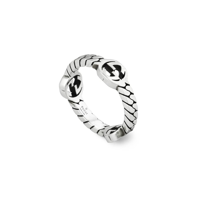 Gucci Gucci Interlocking Sterling Silver 3.5mm XS Ring