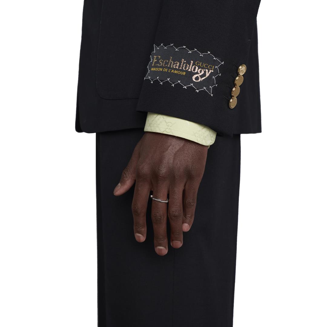 Gucci 18ct White Gold Gucci Link to Love Ring Gucci 18ct White Gold Gucci Link to Love Ring