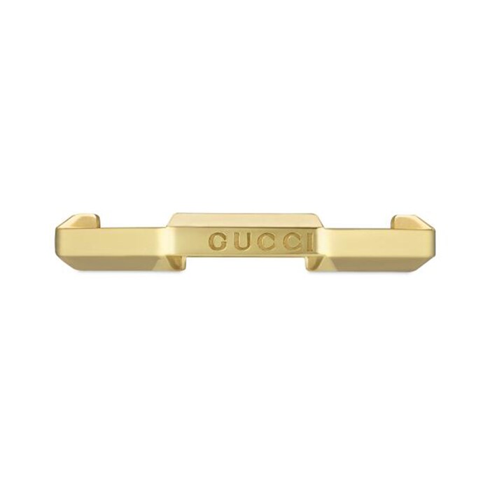 Gucci 18ct Yellow Gold Gucci Link to Love Ring