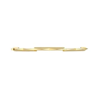 Gucci 18ct Yellow Gold Gucci Link to Love Studded Bangle