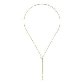 Gucci 18ct Yellow Gold Gucci Link to Love Lariat Necklace