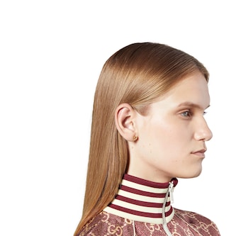 Gucci Gucci Interlocking 18ct Yellow Gold Stud Earrings Gucci Gucci Interlocking 18ct Yellow Gold Stud Earrings