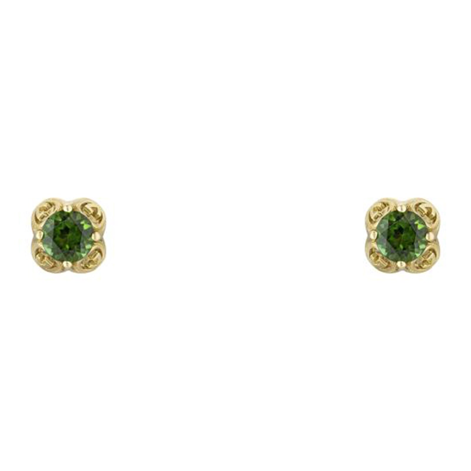 Gucci - Gucci 18k Gold GG tissue Stud Earrings Near New on Designer Wardrobe