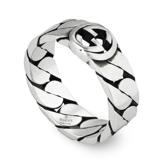 Gucci Gucci Interlocking Sterling Silver Ring Size 10 Gucci Gucci Interlocking Sterling Silver Ring Size 10