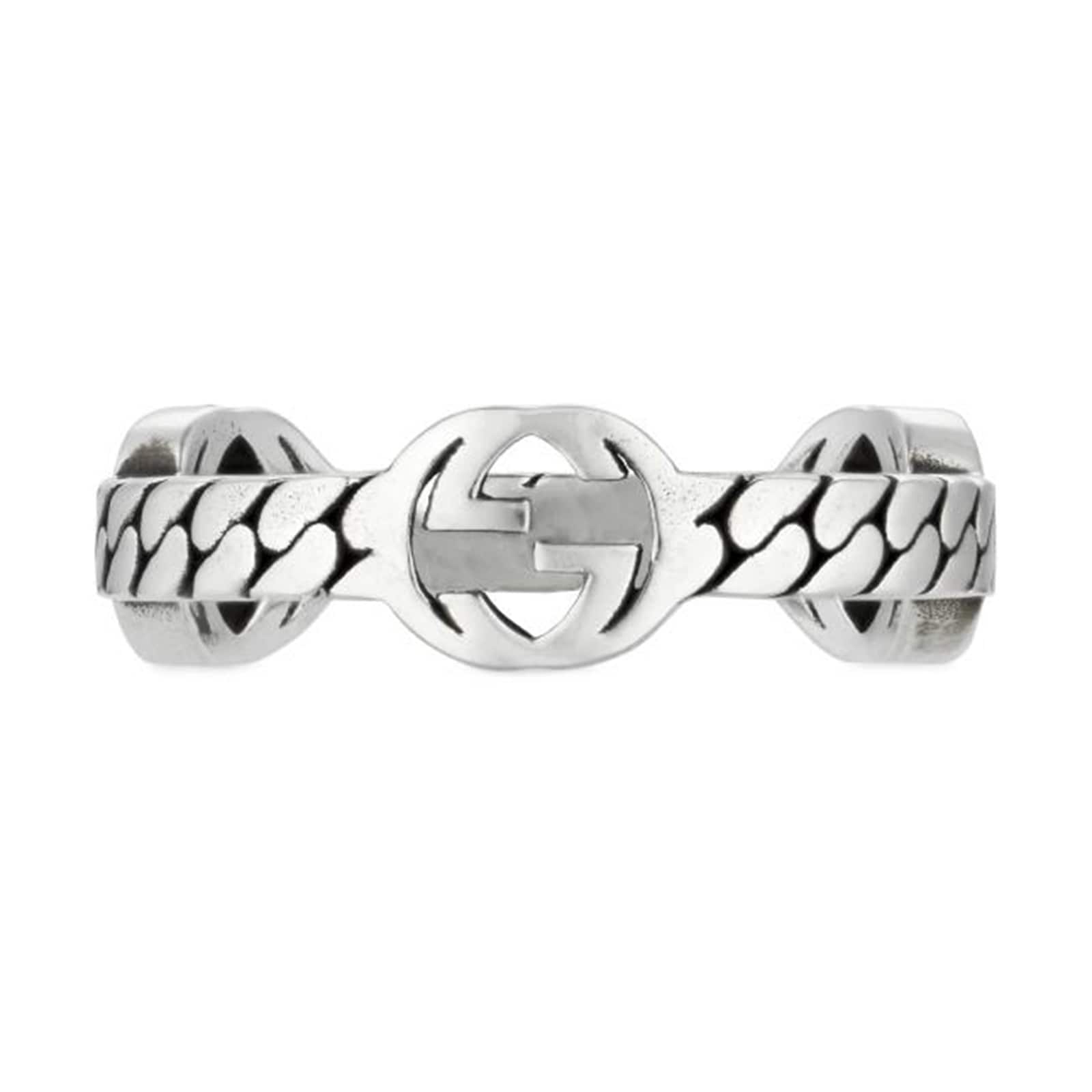 Gucci Gucci Interlocking Sterling Silver Ring Size 6.5 Gucci Gucci Interlocking Sterling Silver Ring Size 6.5