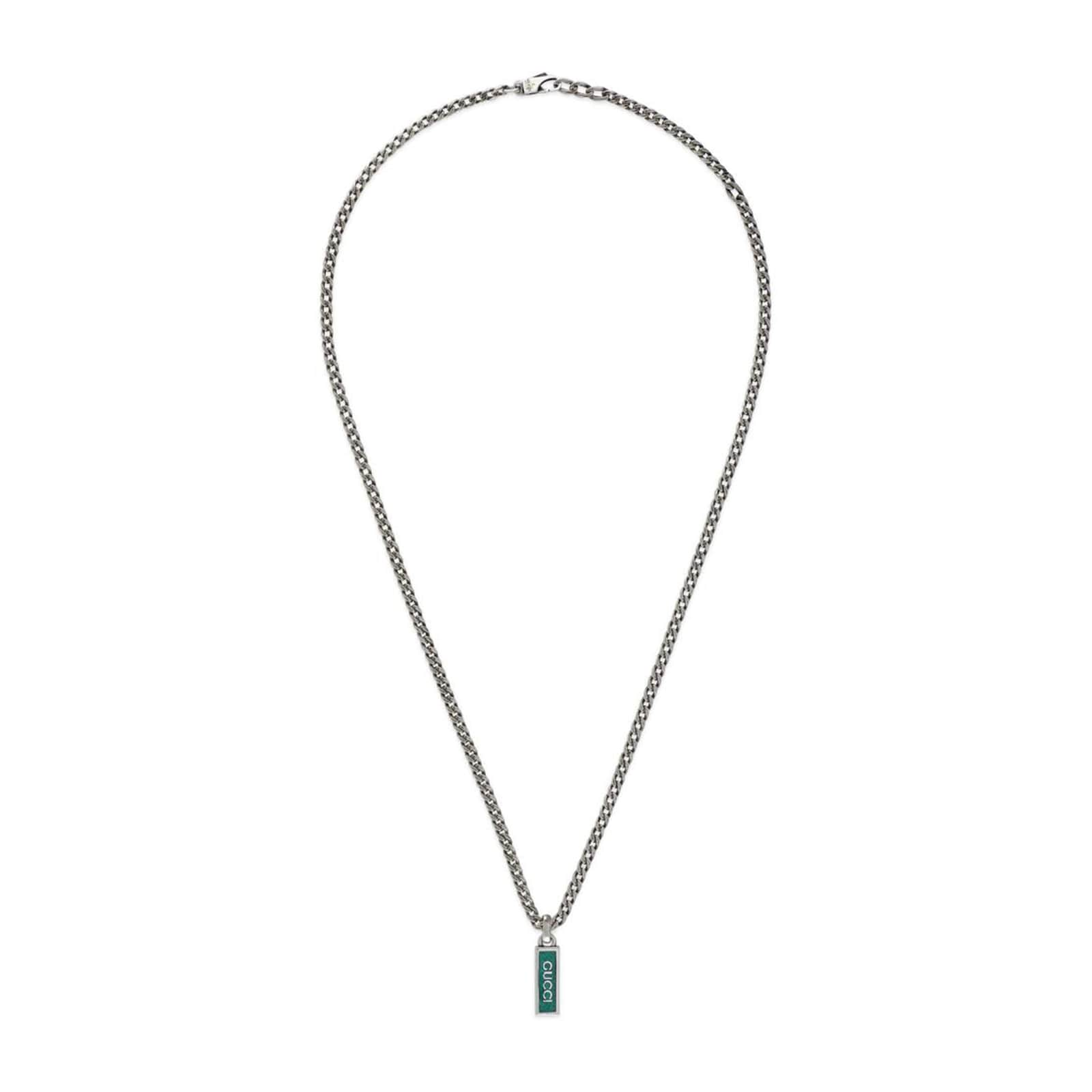 Gucci necklace sale mens silver