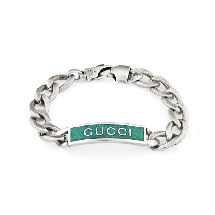 Gucci Silver Tag ID 19cm Bracelet