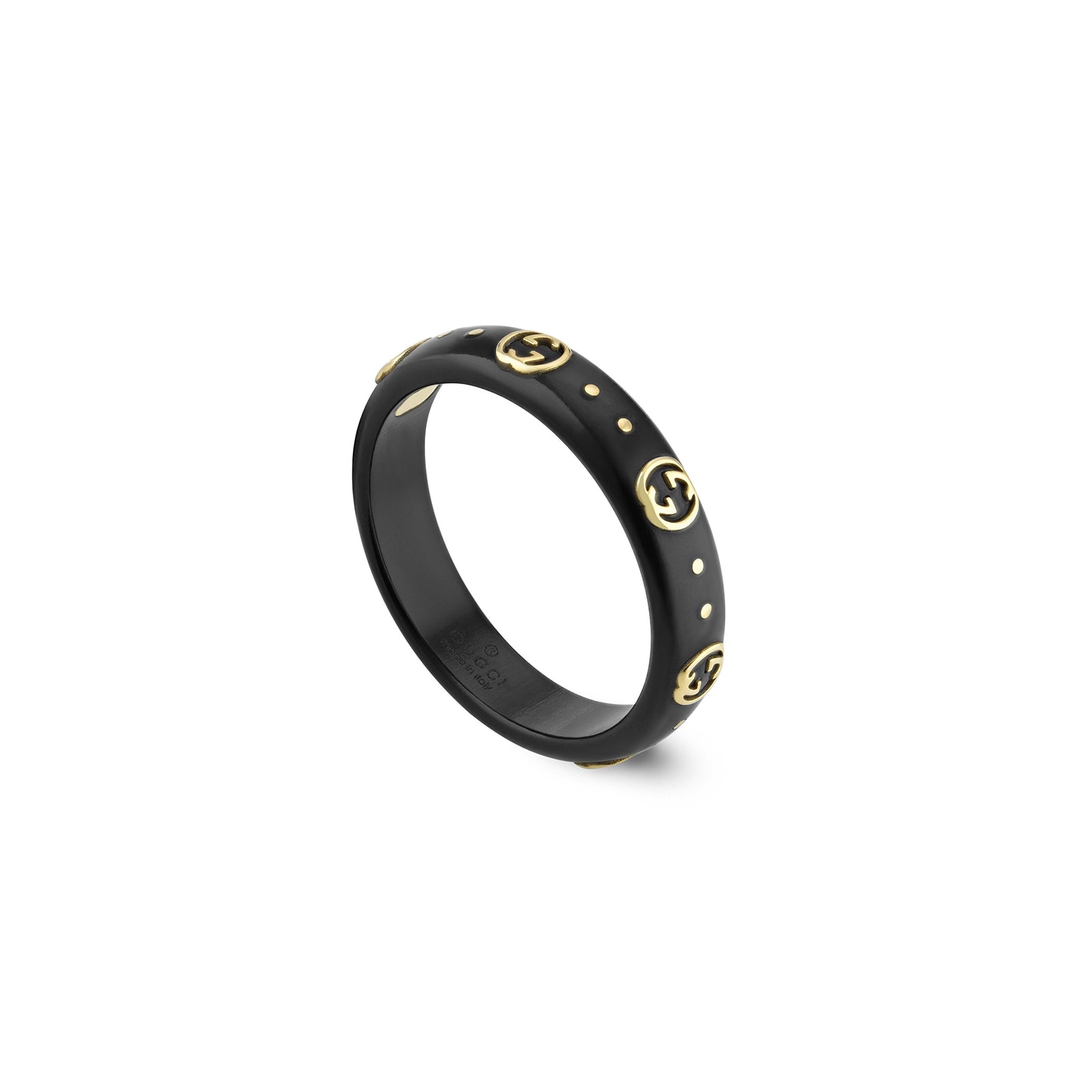 White gold gucci ring on sale mens