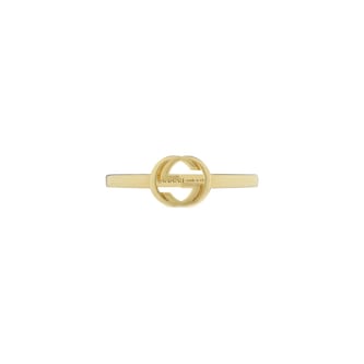 Gucci Gucci Interlocking 18K Yellow Gold Ring - Size 6.5