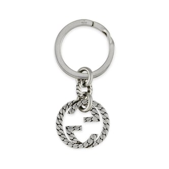Gucci Gucci Sterling Silver Interlocking G Keyring Gucci Gucci Sterling Silver Interlocking G Keyring