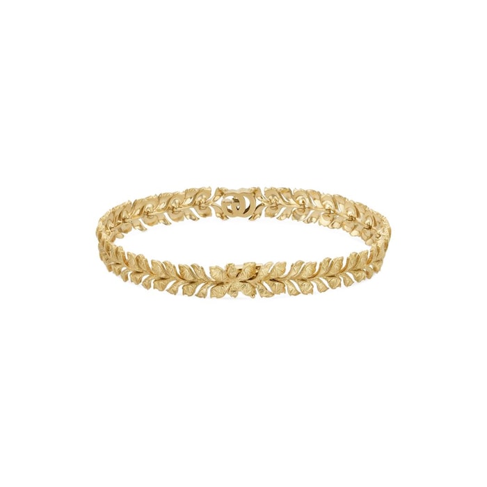 Gucci Exclusive 18ct Yellow Gold Flora Bracelet