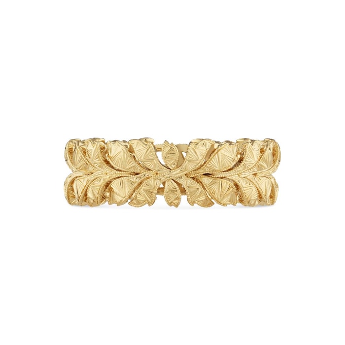 Gucci Exclusive Gucci 18ct Yellow Gold Flora Ring